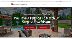 Desktop Screenshot of mccarter-moorhouse.com