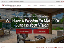 Tablet Screenshot of mccarter-moorhouse.com